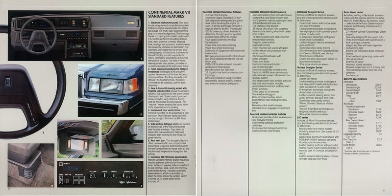 1984 Lincoln Brochure Page 5
